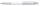 Sheaffer Rollerball 100 gebürsteter Chrom / Lack weiss