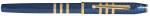 Cross Füllfederhalter Century II Blau-Lack mit 23 KT goldplattiert,F