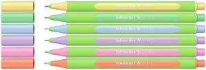 Schneider Fineliner Line-Up Pastell sortiert Karton-Etui 6 Stück