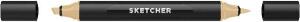 Molotow Twinmarker Sketcher brush+chisel BE445 milchkaffee mittel