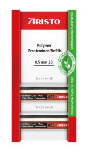 Aristo Feinminen Polymer 0.5 2B, 2x12er Minendose,Ecoblister