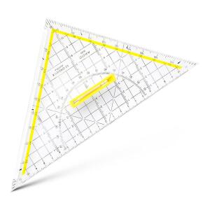 Aristo Geocover 25 cm mit TZ-Dreieck AR1650/4 + Schutzhülle Motiv Basic