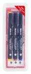 Aristo Pigment Liner 3er-Set schwarz, Stärken...