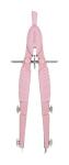Aristo TopLine Schnellverstellzirkel Mat Series rose, 2...