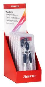 TopLine Schnellverstellzirkel mit Adapter, 6er Display, sortiert
