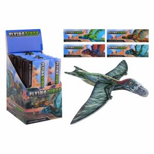 Flugzeuge Styropor  Dinosaurier 4fach, sortiert, ab 3 Jahren,, Johntoy