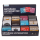 Untersetzer mit Korkboden, Slogans, ca. 9,5 cm,