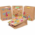 Geschenktasche Premium  Ostern 23x18x10cm, natur, 4...