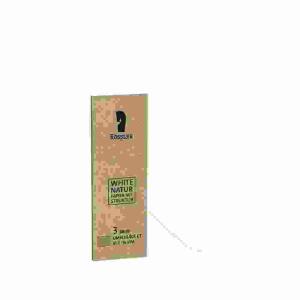 Briefumschläge C7 Terra  Cotton 3er, 120 g, Nassklebung, White Natur/Papier mit Struktur,