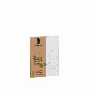 Doppelkarten A7 hd Terra  Flanell 3er, Flächenmasse 240 g/m²,, Flanell Papier/15% Wolle-40% Recycling,