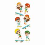 Paper Sticker Rolling  Kids