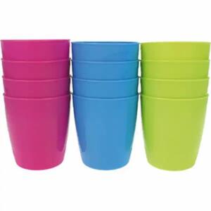 Becher Frosty 300ml  sortiert, 3 verschiedene Farben, spülmaschinenfest
