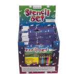 OOTB Schul-Set 3-teilig (Schablone Buntstifte &