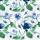 Serviette 24x24cm  Powdery Roses blue, 3-lagig, 20 Stück, ti-flair
