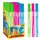 Idena Seifenblasenschwert  118ml 3fach sortiert, grün, pink oder blau, Ornamente am Griff,, 32cm lang und mit 118ml Seifenblasenlösung befüllt,, ab 4 Jahren
