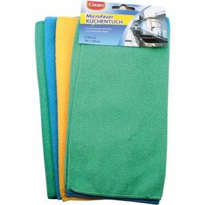 Microfasertücher CLEAN  30x30cm, Farben: grün gelb blau