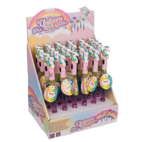 Kugelschreiber, Einhorn, mit Glitter &