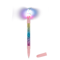 Kugelschreiber, Einhorn, mit Glitter &