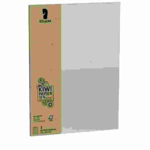 Doppelkarten B6 hd Terra  Kiwi 3er, Naturpapier/säurefrei, Flächenmasse 240 g/m²,, Kiwi Papier/15 % Reste der Kiwi-Verarbeitung,