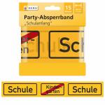Party-Absperrband  Schulanfang 15mx7,5cm, Heku
