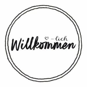 Serviette 33x33cm  Herzlich Willkommen, 3-lagig, 20 Stück, ti-flair