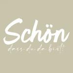 Serviette 33x33cm  Schön dass du da bist, 3-lagig,...