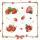 Serviette 33x33cm  Strawberry& Bumblebee, 3-lagig, 20 Stück, ti-flair