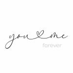 Serviette 33x33cm  You & Me forever, 3-lagig, 20...