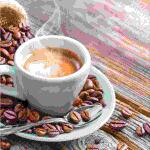 Serviette 33x33cm FSC-Mix  Roastery braun, Stewo