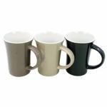 Kaffeetasse 300ml  konisch Form sortiert, 3 verschiedene...
