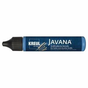 KREUL Stoffmalfarbe Saphirblau 29 ml Pen, Metallic