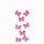 Sticker Nature Line  Butterflies pink