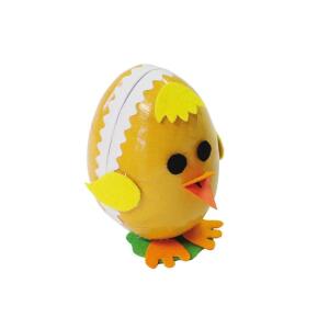Nestler Papp-Osterei 9 cm Bastelset Kücken