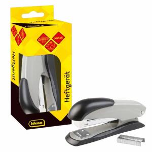 Heftgerät Metall grau,bis 25 Bl., 24/6, für Heftklammern 24/6