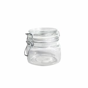 Einmachglas 500ml  mit Bügelverschluss, Gummiring,, Maße ca: D 11,5 / H x 10 cm