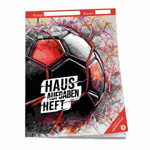 Hausaufgabenheft A5  Grundschule Fussball, 96 Seiten, mit Umschlag