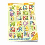 Hausaufgabenheft A5  Grundschule ABC, 96 Seiten, mit...