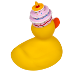 OOTB Gelbe Quietsche-Ente Happy Birthday ca. 10 cm