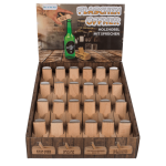 OOTB Metall-Flaschenöffner mit Holzgriff Hobel