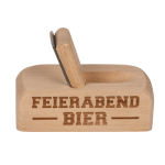 OOTB Metall-Flaschenöffner mit Holzgriff Hobel