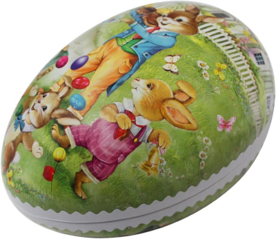 Nestler Papp-Osterei 18 cm Bilder Borte: weiß o. Motivwahl