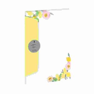 Briefpapier-Set 5/5 A4/DL  Zitrone, Designpack, 5 Blätter / 5 Briefumschläge