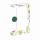 Briefpapier-Set 5/5 A4/DL  Coloured Botanical, Designpack, 5 Blätter / 5 Briefumschläge