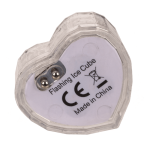 OOTB Kunststoff-Eisherz mit LED farbwechselnd