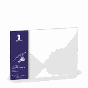 Briefumschläge C5 Bütten  mit Fenster weiß 5er, Bütten, Briefumschlagpack, Seidenfutter vorhanden,, Nassklebung,