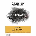 Zeichblock Canson A4  Bristol 180g 20 Blatt, Studienblock...