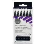 Fineliner-Set simply  6 Stärken schwarz 6er,...