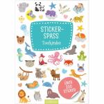 Stickerspaß Tierkinder  über 200 Sticker,...