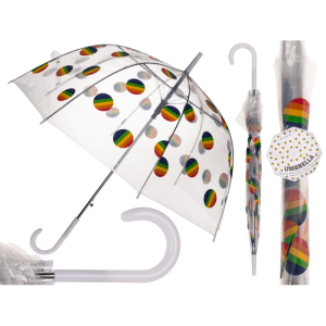 OOTB Kuppel-Regenschirm Pride flag
