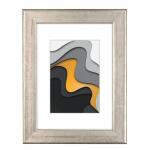 Holzrahmen Vigo silber  10x15cm FSC100%, hama